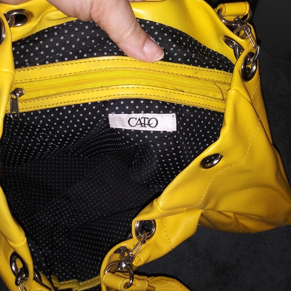 Yellow deep satchel - Picture 4 of 5
